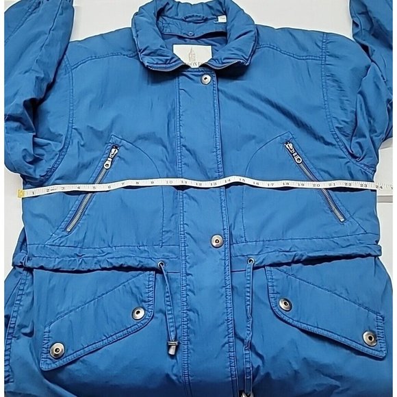 VTG London Fog Mens Blue Winter Coat Size Medium Oversized W Lining *Read* - Picture 5 of 16